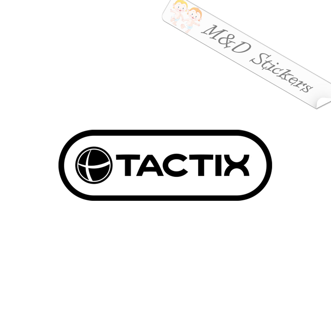 2x Tactix Tools Logo Vinyl Decal Sticker Different colors & size for Cars/Bikes/Windows