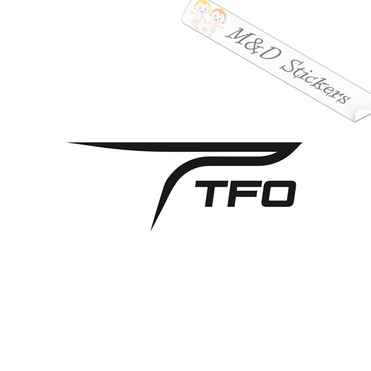 2x Temple Fork TFO Fishing Rods Vinyl Decal Sticker Different colors & size for Cars/Bikes/Windows