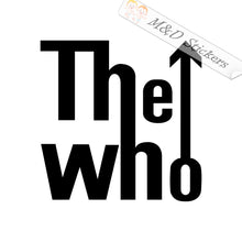The Who Music band Logo (4.5" - 30") Vinyl Decal in Different colors & size for Cars/Bikes/Windows