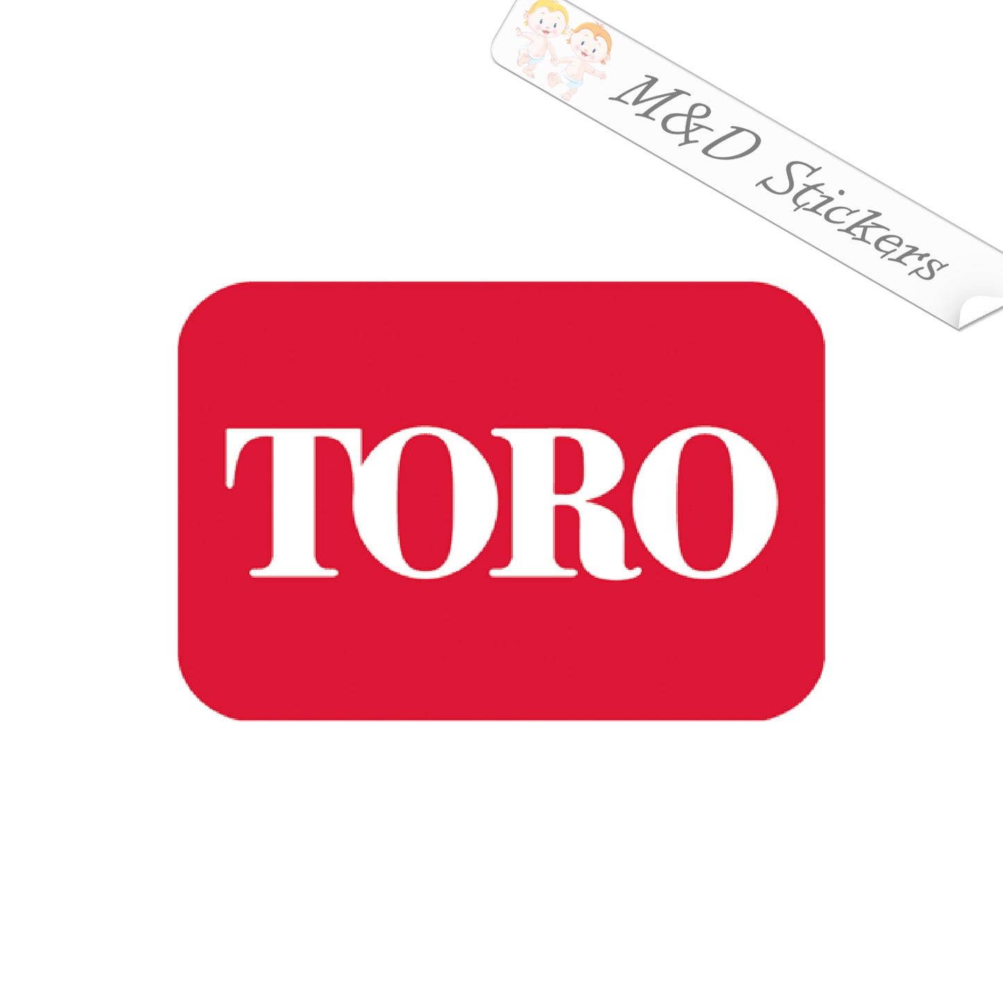 2x Toro Logo Vinyl Decal Sticker Different colors & size for Cars/Bikes/Windows