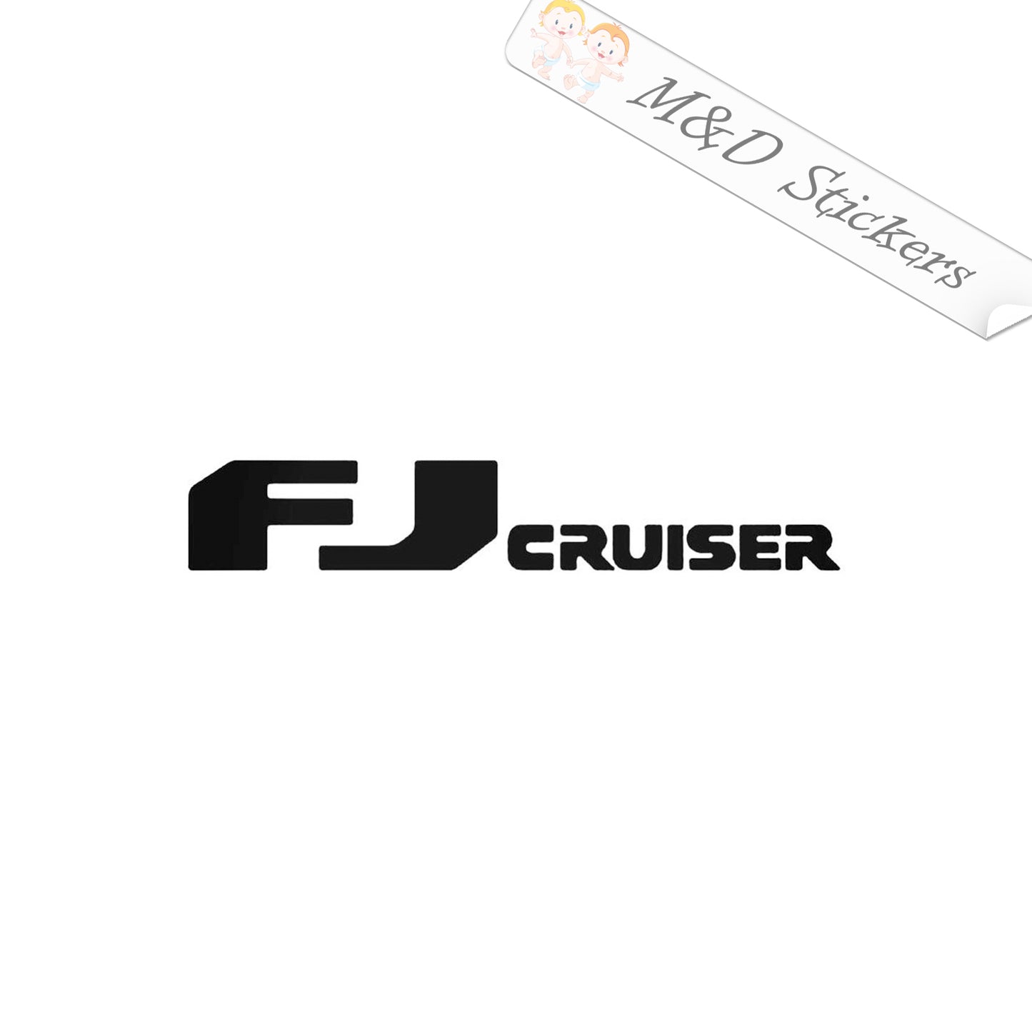 2x Toyota FJ Cruiser Vinyl Decal Sticker Different colors & size for Cars/Bikes/Windows