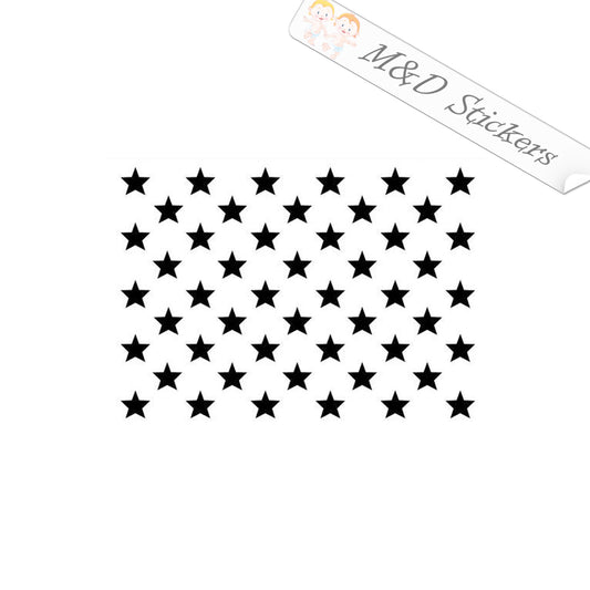 US flag stars (4.5" - 30") Vinyl Decal in Different colors & size for Cars/Bikes/Windows