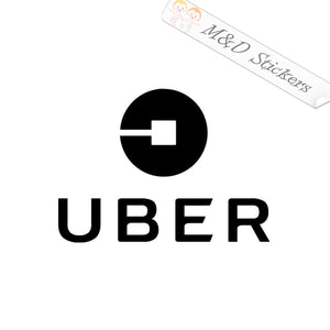 2x Uber Logo Vinyl Decal Sticker Different colors & size for Cars/Bikes/Windows