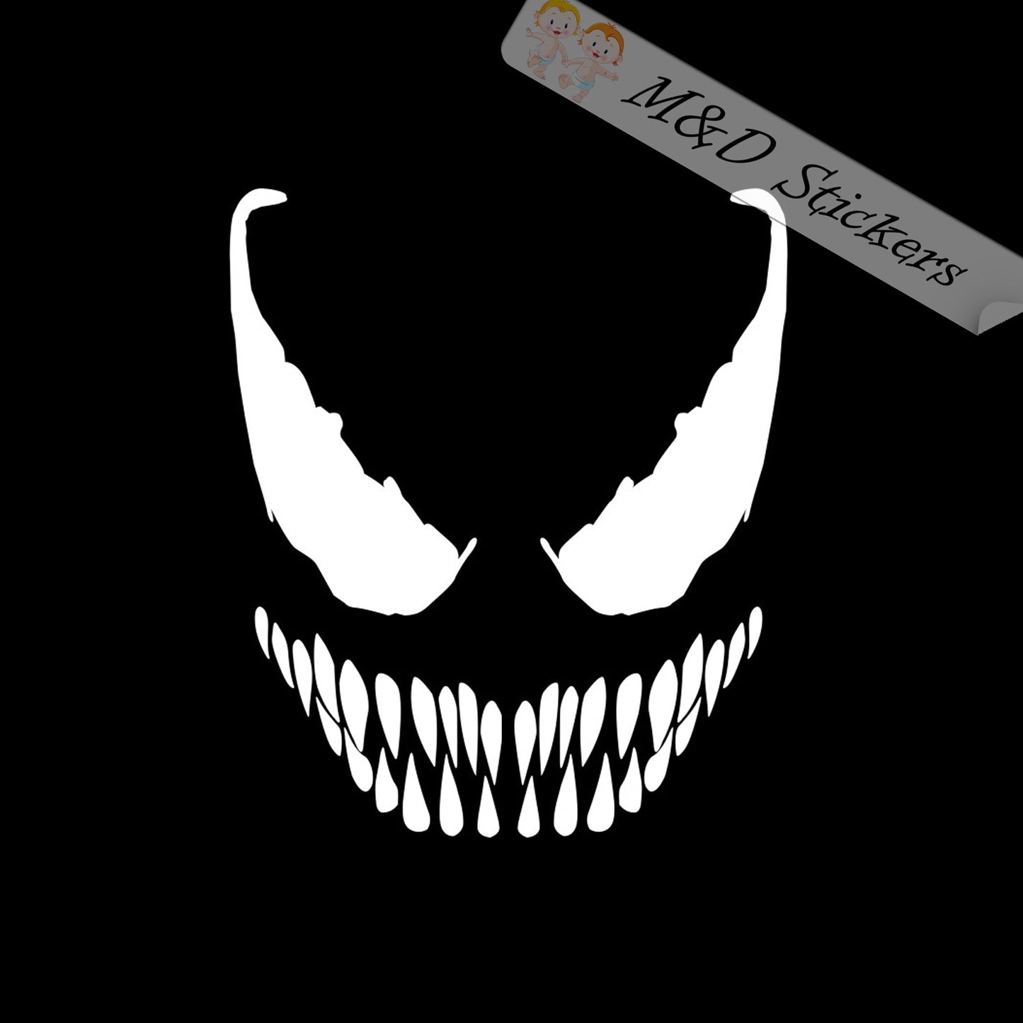 2x Venom Vinyl Decal Sticker Different colors & size for Cars/Bikes/Windows