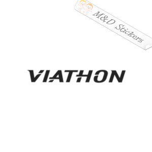 Viathon Bicycles Logo (4.5" - 30") Vinyl Decal in Different colors & size for Cars/Bikes/Windows