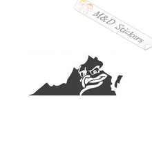 Virginia Tech Hokies Virginia State (4.5" - 30") Vinyl Decal in Different colors & size for Cars/Bikes/Windows