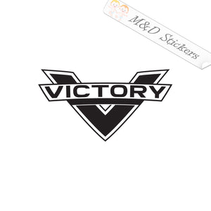 2x Victory Motorcycles Logo Vinyl Decal Sticker Different colors & size for Cars/Bikes/Windows