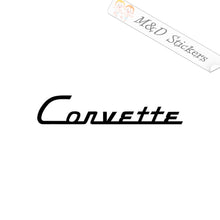 2x Vintage Corvette Logo Vinyl Decal Sticker Different colors & size for Cars/Bikes/Windows