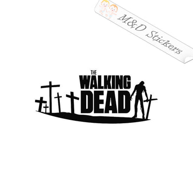 2x The Walking Dead Vinyl Decal Sticker Different colors & size for Cars/Bikes/Windows
