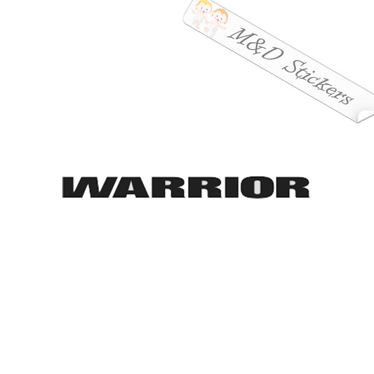 Warrior tools Logo (4.5" - 30") Vinyl Decal in Different colors & size for Cars/Bikes/Windows