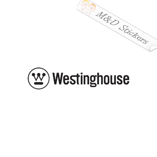 2x Westinghouse Logo Vinyl Decal Sticker Different colors & size for Cars/Bikes/Windows