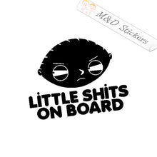 2x Little shits on Board Vinyl Decal Sticker Different colors & size for Cars/Bikes/Windows