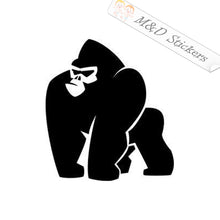 2x Gorilla Ape Monkey Vinyl Decal Sticker Different colors & size for Cars/Bikes/Windows