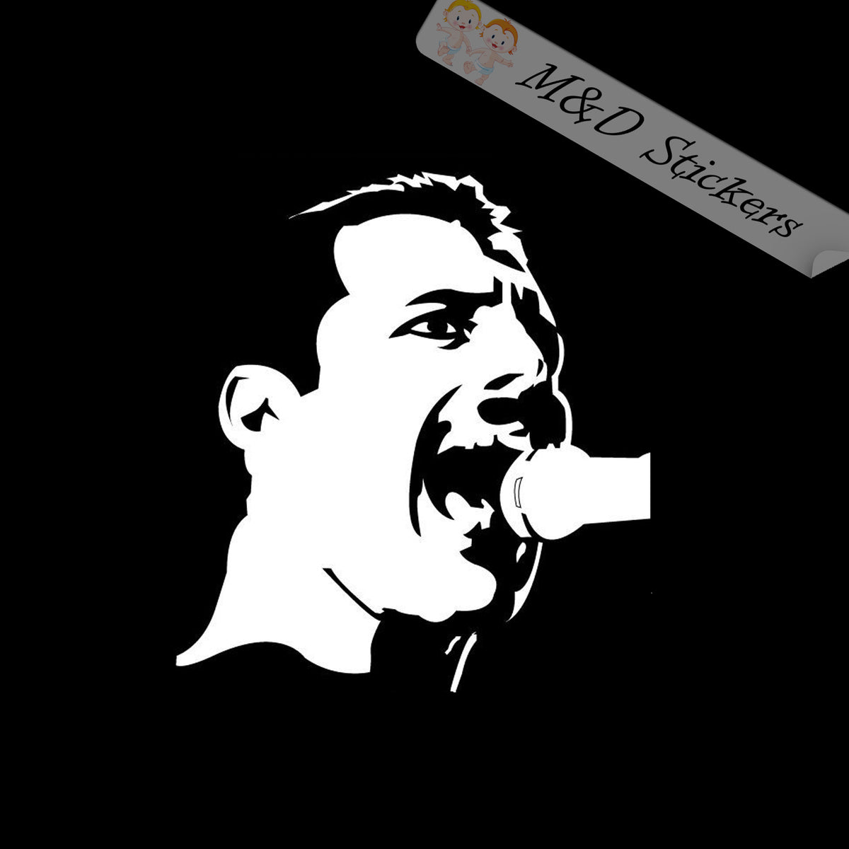 2x Freddie Mercury Vinyl Decal Sticker Different colors & size for Car ...