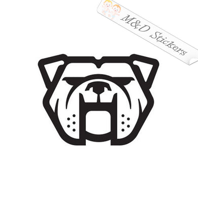 2x Bulldog Dog Vinyl Decal Sticker Different colors & size for Cars/Bikes/Windows