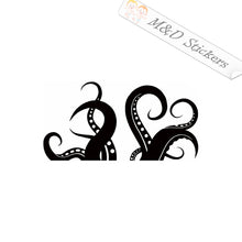 2x Octopus Vinyl Decal Sticker Different colors & size for Cars/Bikes/Windows