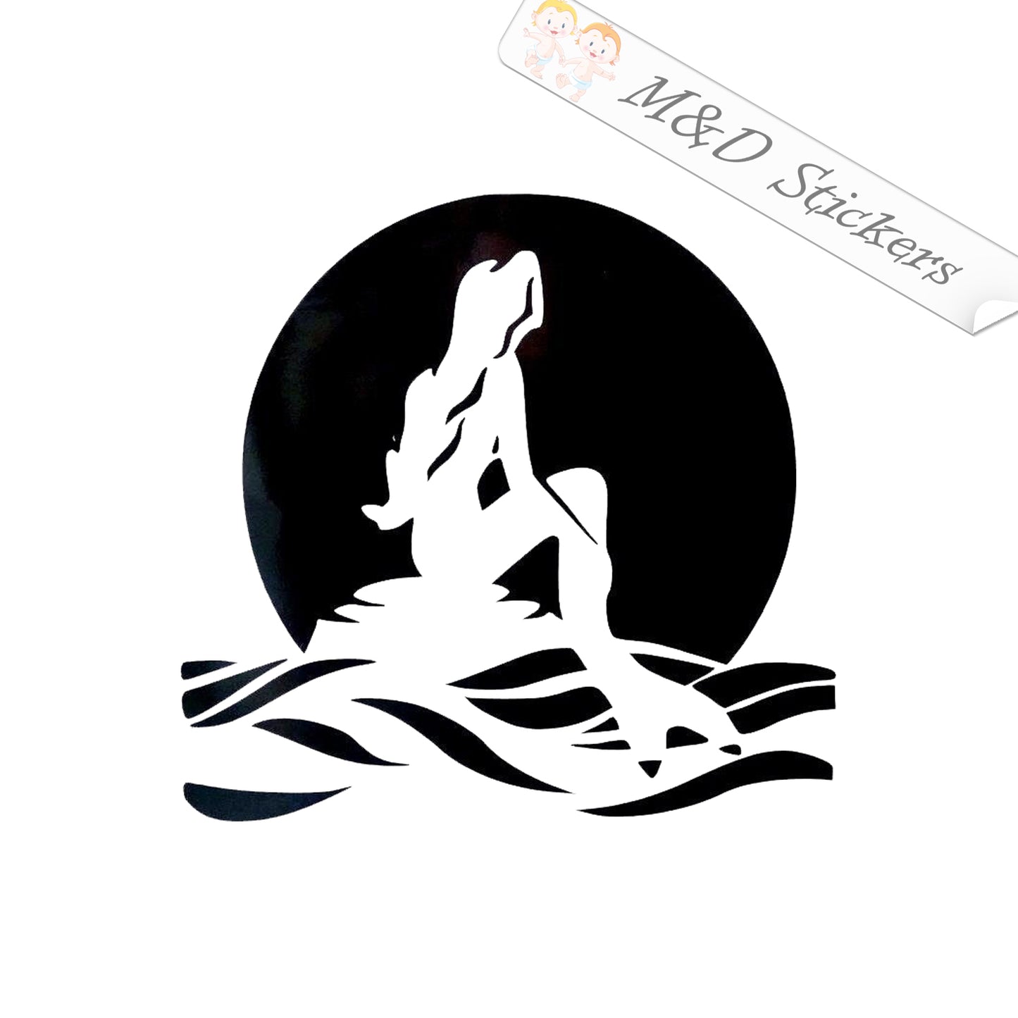 2x Mermaid Vinyl Decal Sticker Different colors & size for Cars/Bikes/Windows