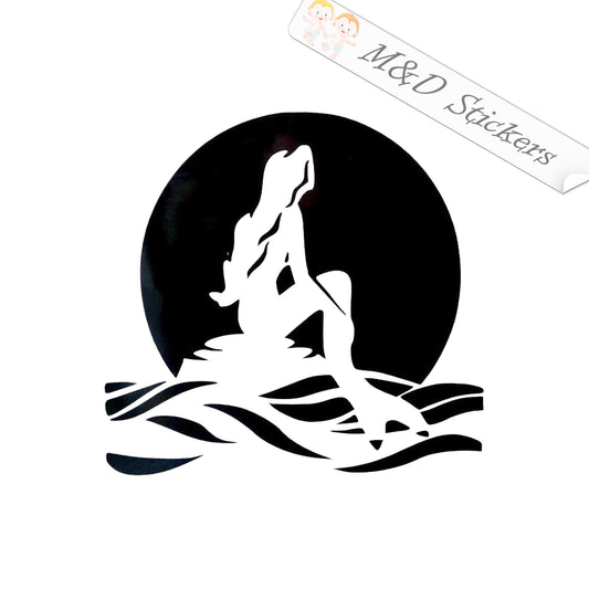 2x Mermaid Vinyl Decal Sticker Different colors & size for Cars/Bikes/Windows