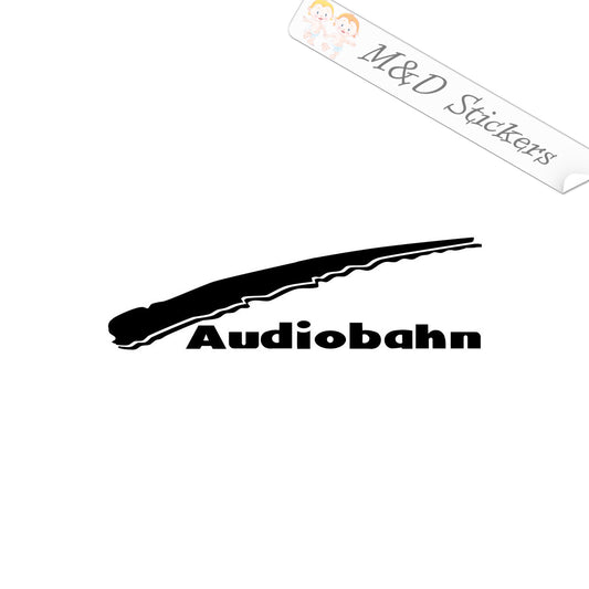 2x Audiobahn Vinyl Decal Sticker Different colors & size for Cars/Bikes/Windows