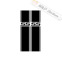 Chevrolet Camaro SS side hood car stripes (4.5" - 30") Vinyl Decal in Different colors & size for Cars/Bikes/Windows