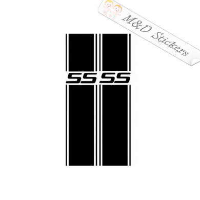 Chevrolet Camaro SS side hood car stripes (4.5
