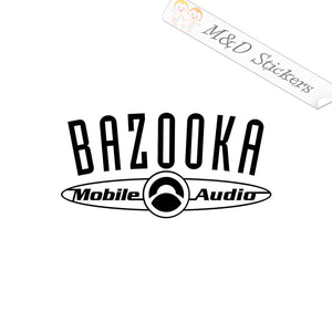 2x Bazooka Vinyl Decal Sticker Different colors & size for Cars/Bikes/Windows