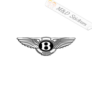 Bentley Logo (4.5" - 30") Vinyl Decal in Different colors & size for Cars/Bikes/Windows