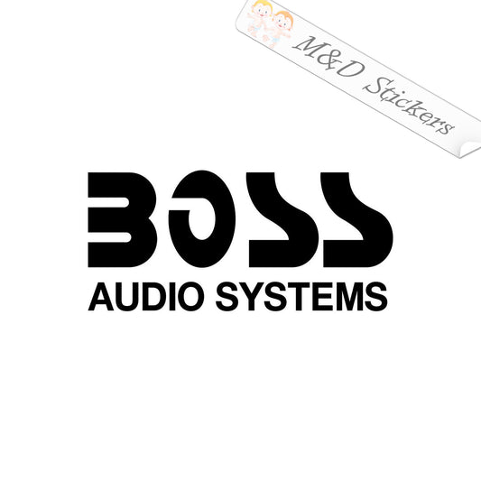 2x Boss Vinyl Decal Sticker Different colors & size for Cars/Bikes/Windows