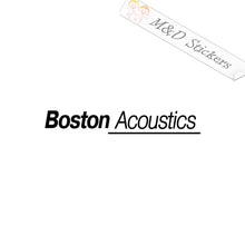 2x Boston Acoustics Vinyl Decal Sticker Different colors & size for Cars/Bikes/Windows