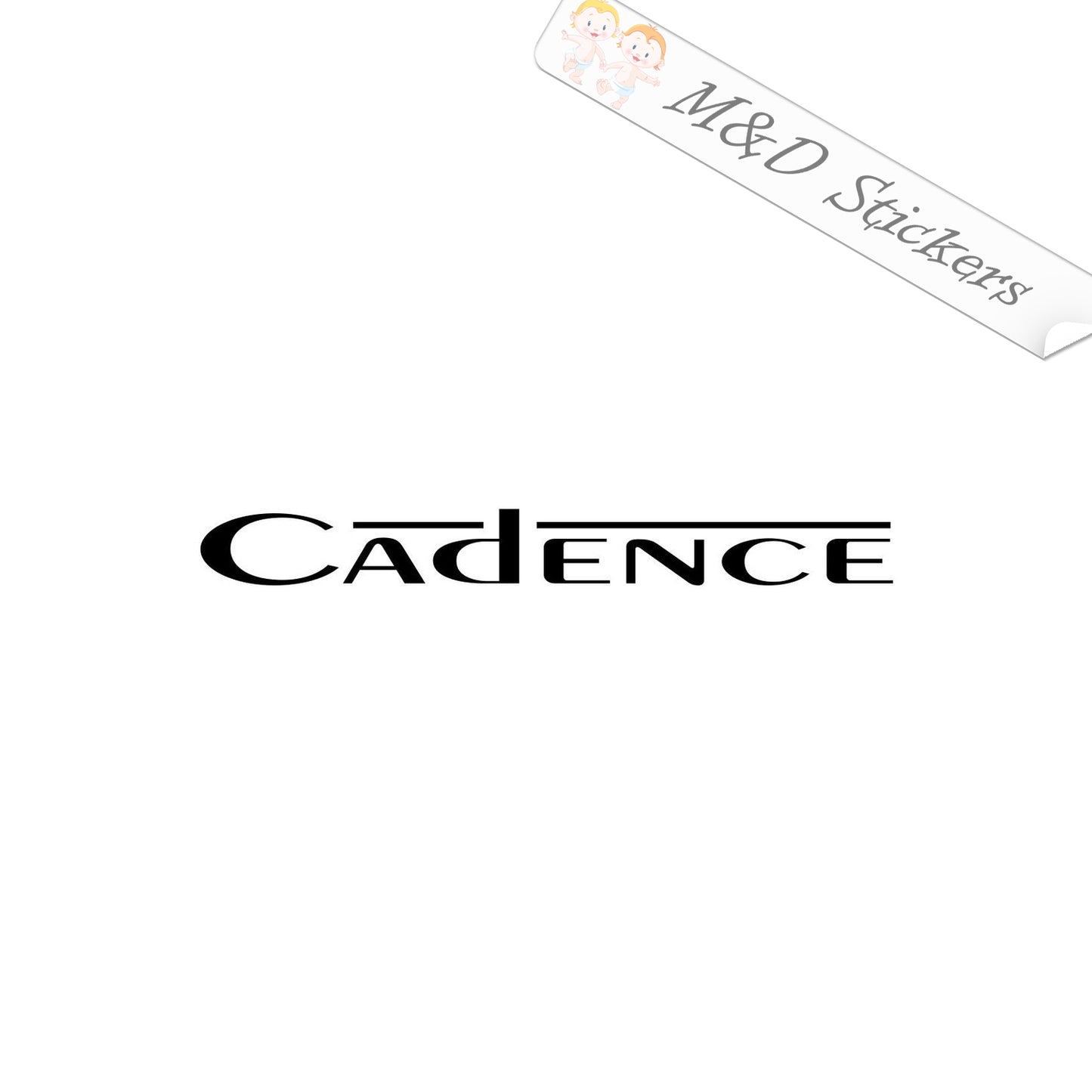 2x Cadence Vinyl Decal Sticker Different colors & size for Cars/Bikes/Windows