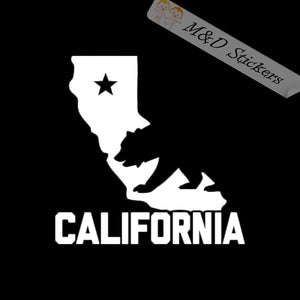 2x California Bear State Borders Vinyl Decal Sticker Different colors & size for Cars/Bikes/Windows
