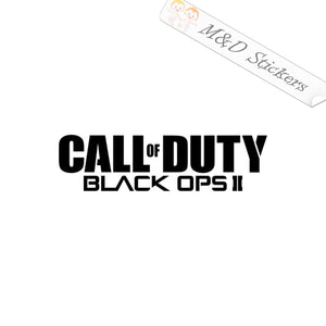 Call of Duty Black Ops 2 Video Game (4.5" - 30") Vinyl Decal in Different colors & size for Cars/Bikes/Windows