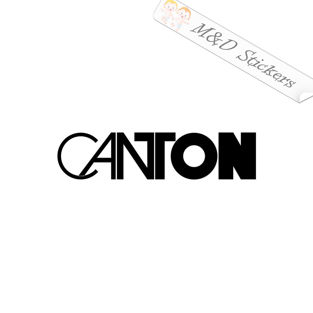 2x Canton Vinyl Decal Sticker Different colors & size for Cars/Bikes/Windows