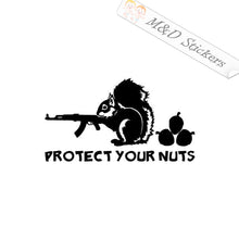 Protect your nuts (4.5" - 30") Vinyl Decal in Different colors & size for Cars/Bikes/Windows