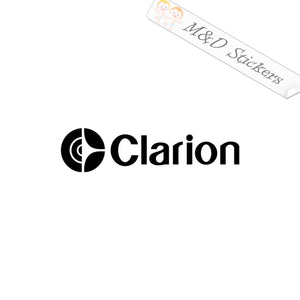 2x Clarion Vinyl Decal Sticker Different colors & size for Cars/Bikes/Windows