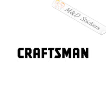 Craftsman Tools Logo (4.5" - 30") Vinyl Decal in Different colors & size for Cars/Bikes/Windows