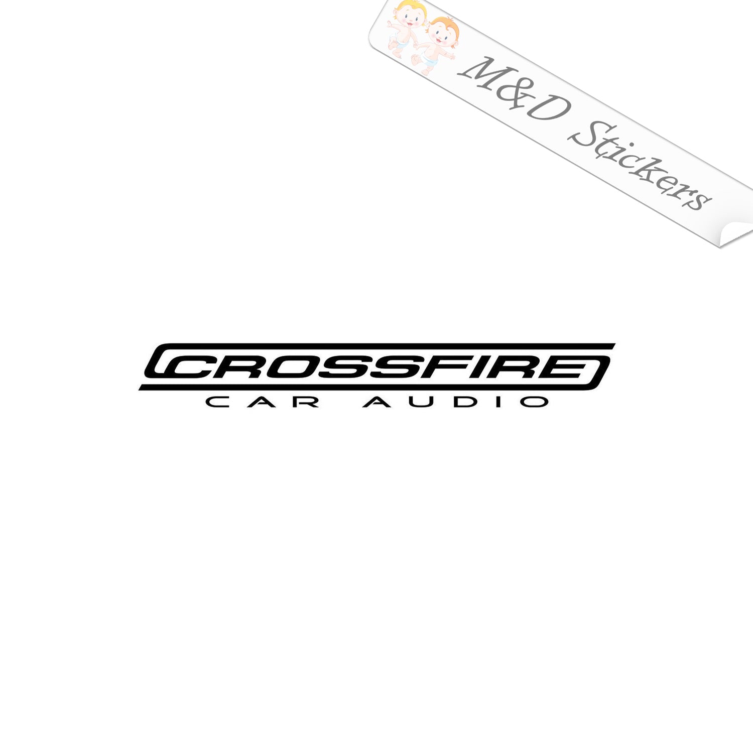 2x Crossfire Vinyl Decal Sticker Different colors & size for Cars/Bike ...
