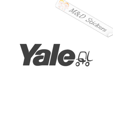 2x Yale Forklift Logo Vinyl Decal Sticker Different colors & size for Cars/Bikes/Windows
