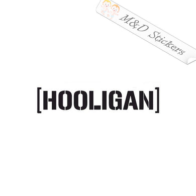 2x Funny Hooligan Vinyl Decal Sticker Different colors & size for Cars/Bikes/Windows