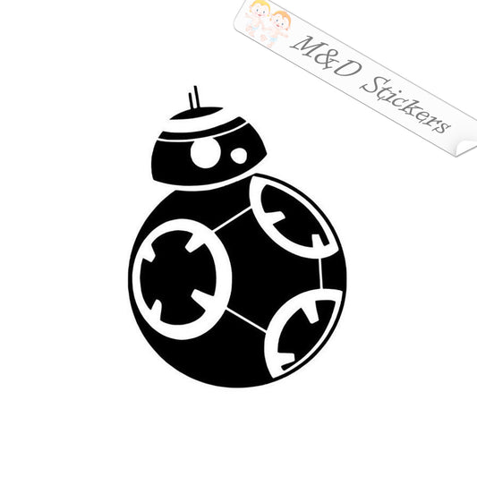 2x Star wars BB-8 Vinyl Decal Sticker Different colors & size for Cars/Bikes/Windows