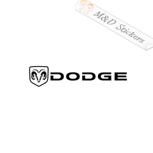 2x Dodge Logo Vinyl Decal Sticker Different colors & size for Cars/Bikes/Windows