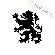 2x Scotland Lion Coat of Arms Vinyl Decal Sticker Different colors & size for Cars/Bikes/Windows