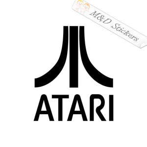 2x Atari Video Game Company Logo Vinyl Decal Sticker Different colors & size for Cars/Bikes/Windows