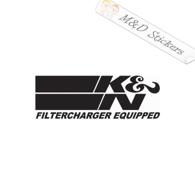 2x K&N filters Vinyl Decal Sticker Different colors & size for Cars/Bikes/Windows