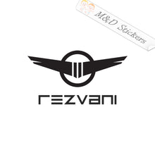 2x Rezvani Logo Vinyl Decal Sticker Different colors & size for Cars/Bikes/Windows