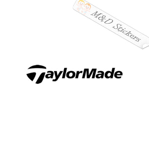 2x TaylorMade Golf Logo Vinyl Decal Sticker Different colors & size for Cars/Bikes/Windows