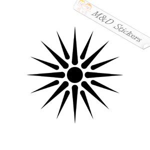 2x Macedonian Flag Vergina sun Vinyl Decal Sticker Different colors & size for Cars/Bikes/Windows