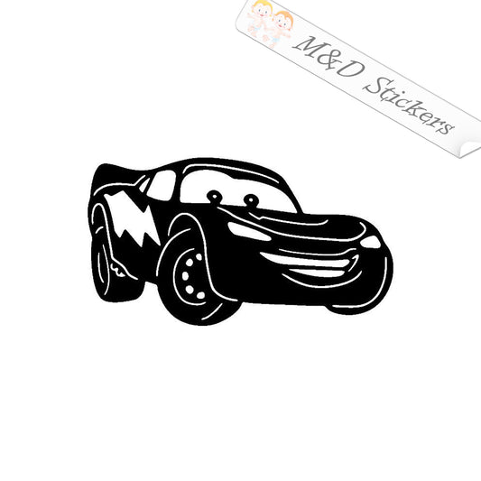 2x Cars animation Vinyl Decal Sticker Different colors & size for Cars/Bikes/Windows