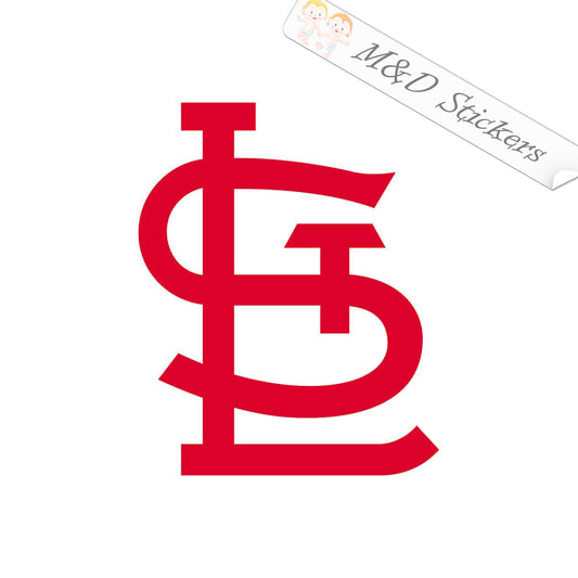 2x St. Louis Cardinals logo Vinyl Decal Sticker Different colors & size for Cars/Bikes/Windows