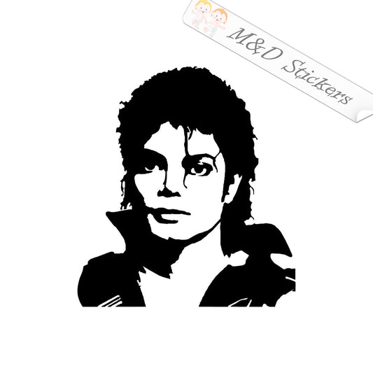 2x Michael Jackson Vinyl Decal Sticker Different colors & size for Cars/Bikes/Windows